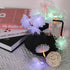 Lights,20LED Lights,14 Colorful Flower Fibre Optic Fairy Starburst Firework String FT Waterproof Fairy Lights Battery