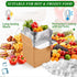 Honoson 2 Frozen Pack Pack Frozen (6'' 5'' 6.5'') Pcs Thermal Insulated Shipping Boxes for Food with Ice and Aluminum