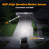 302 1800LM, IP65 3 3 UME Battery Powered Motion Sensor Outdoor Lights LED Waterproof Battery Operated Flood Lights