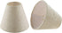 Aspen Creative 32671-2A, Empire Clip-On Chandelier Lamp Shade, Off-White, 3" Top X 6" Bottom