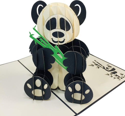 DEVINE Popup Cards Panda Pop Up Card | Funny 3D Birthday Cards for Women Mom Wife | Love Mother Kids Son Daughter