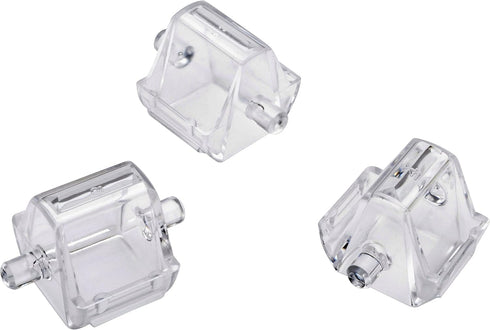 Desktop Tape Dispenser 4-Pack with Non-Skid Base & 3 Extra Replacement Cores - Perfect for Office, Home, School