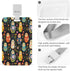 Generic Russian Nesting Dolls Flowers Vertical Badge Holder with Lanyard Plastic Sliding ID Card Name Tag Holder