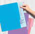 Better Office Products Lined File Folders, 12 Pack, Heavyweight, 1/3 Cut Tabs, 6 Vibrant Colors, Letter Size Folders,