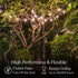 27 Commercial Bulbs 1W, Brightech Ambience Pro Solar Powered LED Outdoor String Lights - Ft Waterproof Patio Lights
