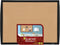 Quartet Cork Bulletin Board, 17"x23", Black Frame (33271-BK)
