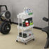 Boeeoan 3-Tier Utility Cart with Wheels, Rolling Cart, Storage Shelves, Multi-Functional Organizer Cart for Bathroom