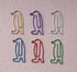 SOWAKA 30 Pcs Penguin Bookmarks, Metal 3.2 x 1.6 cm Small Cute Paper Clips for Students, Journaling, Document