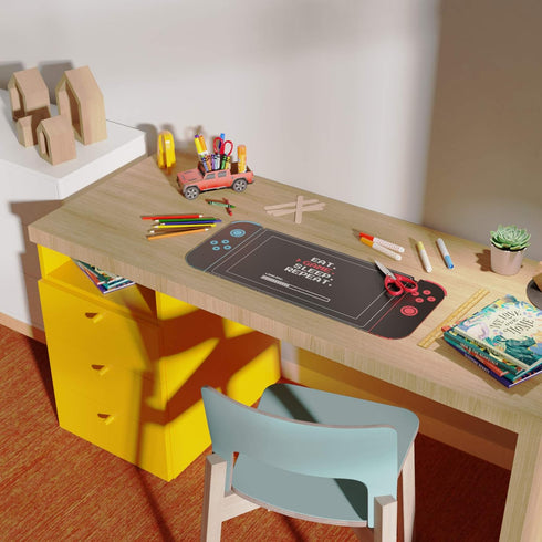 Uncommon Desks Kid's Desk Mat - Fun Computer & Mouse Pad Blotter for Schoolwork Arts & Crafts - Cute Office Supplies