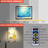 HIPTOKING 4pcs 3 Dimmable, Battery Operated Picture Light with Lighting Color,Painting Light for Wall with Remote,Led