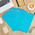 Geyee 100 Pcs Clasp Manilla Envelopes for Storing or Mailing (Blue, 6 x 9 Inch)