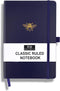 RICCO BELLO Classic College Ruled Notebook, Faux Leather Hardcover Lined Writing Journal for Work, Home, School, 192