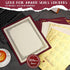 Fainne 100 Sets 8.5 X11 Certificate Paper Kit Single Sided Awards Holder with Foil Border for Certificate Covers Award