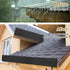 2 Pcs Gutter Valley Splash Guards, Downspout Diverter Roofing Gutter Guards with 20 Screws, Black