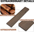 HAUSMODA 75% 80% (14.2 Walnut Wooden Wrist Rest Pad for TKL Keyboard, Ergonomic Solid Wood Hand Rest with Non-Slip