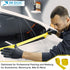 Yellow Painters Tape for Car Paint - Assorted Size Multi Pack 44 Yard - No Residue Automotive Masking Tape, Heat