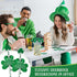 St. Patrick's Day Pencils, Shamrock Pencils with Card, Green Pencils with Greeting Cards, 100 Sets for Gifts