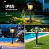 8 Pack 3000K Bulb, Solar Pathway Lights Outdoor Solar Lights Outdoor Waterproof with Tungsten Filament Decor Driveway