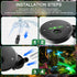 3 30 Anordsem Solar Garden Lights Outdoor: Waterproof PVC Insect Stake Light Heads - Changeable Color LED Lighting