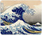 dealzEpic Art Mouse Pad - Natural Rubber with Japan Art The Great Wave by Hokusai, 9.5x7.9 inches