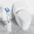 CISILY Silver Stainless Steel Toilet Paper Holder Stand with Phone Shelf, Bathroom Toliet Decor Decoration. Tissue