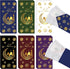 Outus Eid Money Envelopes for Cash, 6.7x3.2 Inch, Assorted Gold Foil Tip Envelopes for Ramadan Supplies (60 Pcs)