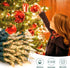 2 Pack 13ft 50 120V Hopolon Clear Mini Christmas String Lights on Green Wire Cord for Indoor Outdoor Use, Connectable