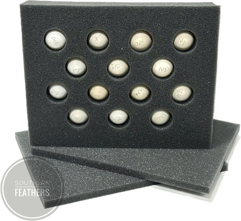 Generic 14 Set (5 Count) Southern Feathers Egg Banatm/Guinea/Pheasant Foam Egg Shipper