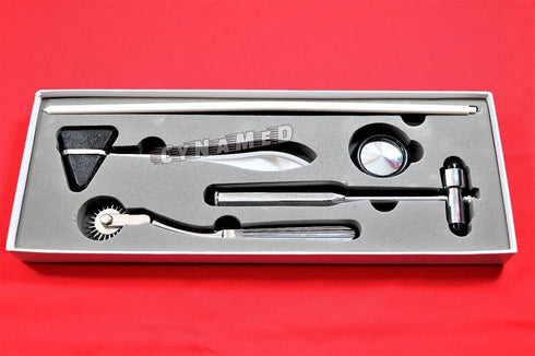 4 SET Hammer set hammer hammer-BLack NEW Premium Neurological DIAGNOSTIC pcs Reflex Pinwheel, Taylor Queen Square