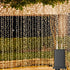 Solhice LED Curtain Lights Outdoor 20ft x10ft, 600 LED Plug in Hanging
