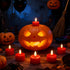 6 Pack CANDLE CHOICE Battery Operated Flameless Tea Lights Realistic Black Wick Bright Flickering LED Tealight Candles