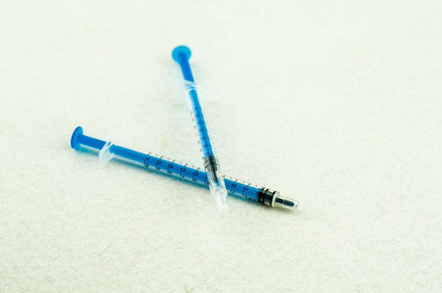 Pack of 10 x 1 ml Disposable Industrial Syringes