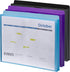 Smead Poly File Jacket with Clear Sleeve, Straight-Cut Tab, 1" Expansion, Assorted Colors, 6 per Pack
