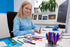 Schneider Vizz M (Medium) Ballpoint Pen, 1.0 mm, Transparent Barrel, Assorted Ink Colors, Pack of 10 Pens