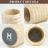 WORHE Pen Holder Travertine Stone, Makeup Brush Cup for Girls, School Supplies Organizer for Office, Home Decor Beige