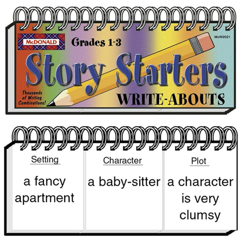 McDonald Publishing MC-W2021 Story Starters Write-Abouts Booklet, Grade 1 to 3