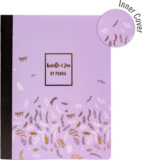 Pukka Pad, Composition Notebooks - 3 Pack of Journals Featuring 140 Pages of College Ruled 80GSM Paper with Sturdy