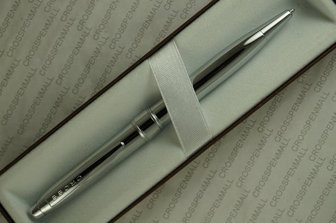 Cross Classic Stratford with Extremely Polished Chrome Barrel, Appointments with Satin Trim mid Band with 0.7mm Lead Pencil by Cross