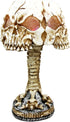 Color Changing LED Table Lamp - Day of The Dead Skull Faces Mini Figurine