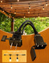 25 9pcs S14 Bulbs, 1 E26 Dimmable, IP65 Commercial 2700K Svater Outdoor Led String Lights FT, Patio Lights for Outside