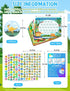 PCTCSHQ 25 8 560 Pcs Potty Training Chart Themes Potty Training Reward Chart with Stickers Develop Toileting Habit