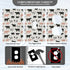 foixnub 1 Duplex Outlets Wall Plate Cover Cute Dairy Cattle Cows Gang Duplex Receptacle Switch Wall Plate Electrical