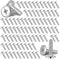 Blulu 100Pcs 1/4"-20 Hurricane Shutter Bolts, Sidewalk Screws Bolts Truss Head Shutter Screws