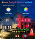 12W 120V 2 Pack SUNVIE RGB Spot Lights Outdoor LED Color Changing Landscape Lights with Remote Control RGBW Landscape