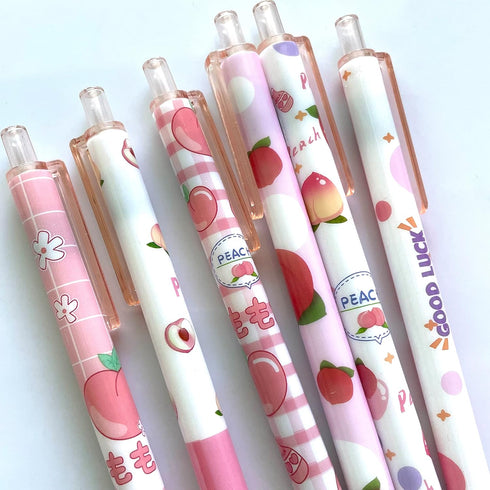 sencoo 5 Pack Gel Pens, Retractable Black Ink Rollerball Pens for Students, Office, School Prize Gifts