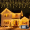 BYIZO Christmas Outdoor Icicle Lights - 480 LED 66+33 FT 8 Modes Curtain