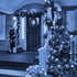 C9 50 33ft Dazzle Bright White Christmas Lights Outdoor, LED Waterproof Green Wire String Lights, Indoor Outdoor Fairy