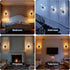 Set 2, Dimmable 5200mAh, TaoFiaCo Battery Operated Wall Sconces of Wireless Wall Sconce with Remote Timer, Rechargeable