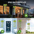 MEYCEMT Summer, 2 Pack 66 IP65 8-12 Solar Hanging Garden Lights for Spring LEDs Realistic Flower Vine Fairy String
