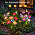 YALVION 3 Pack Solar Flowers Lights Outdoor Waterproof: LED Solar Lights Decorative for Outside Garden Decor